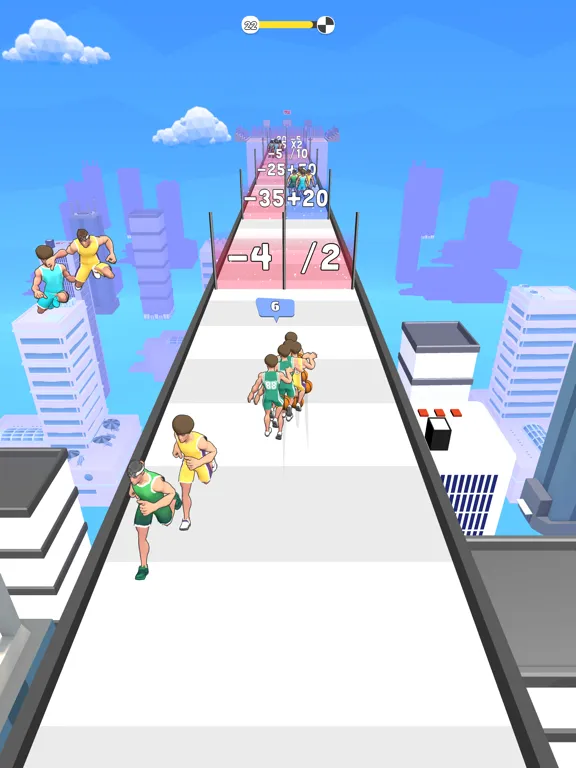 Basketball Run 3D iPad  Screenshots