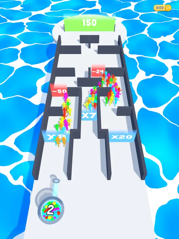 Crowd Maze 3D! iPad  Ekran Görüntüleri