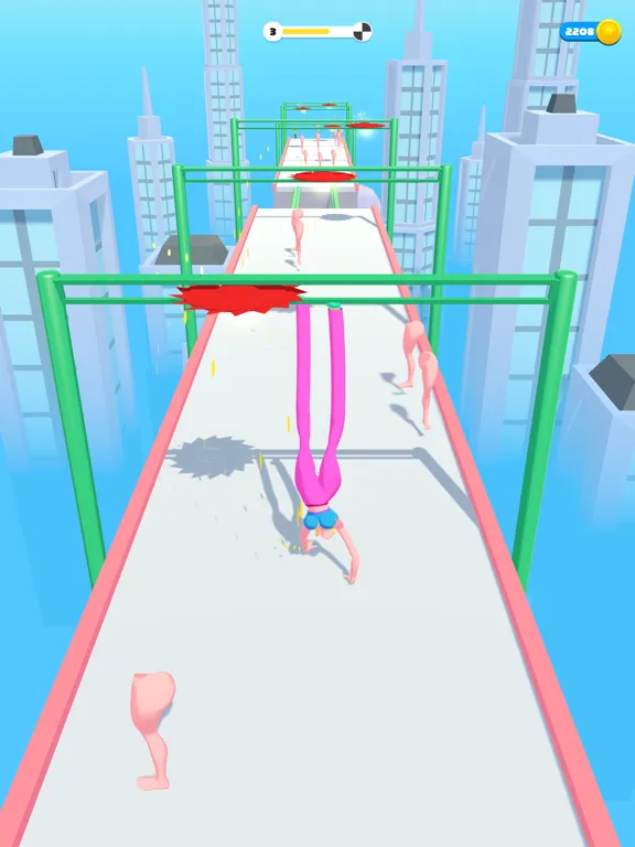Zrzuty ekranu Handstand Run 3D iPad 
