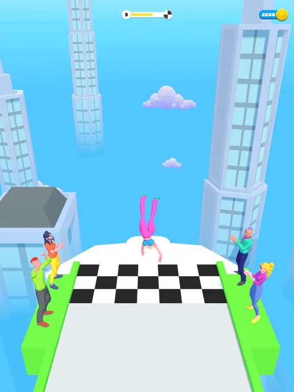 Zrzuty ekranu Handstand Run 3D iPad 