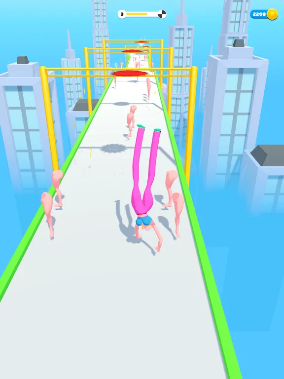 Zrzuty ekranu Handstand Run 3D iPad 