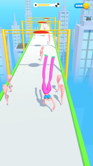 Zrzuty ekranu Handstand Run 3D