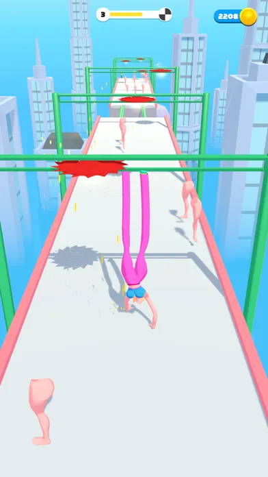 Zrzuty ekranu Handstand Run 3D