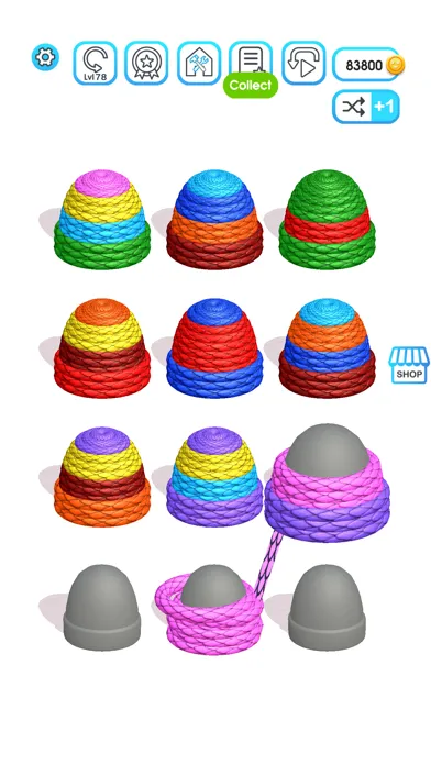 تصاویر Knit Sort Puzzle