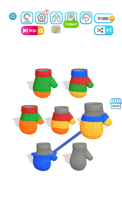تصاویر Knit Sort Puzzle