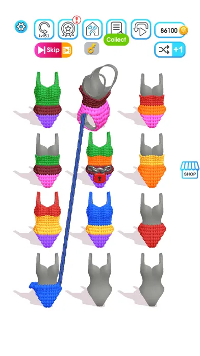 تصاویر Knit Sort Puzzle