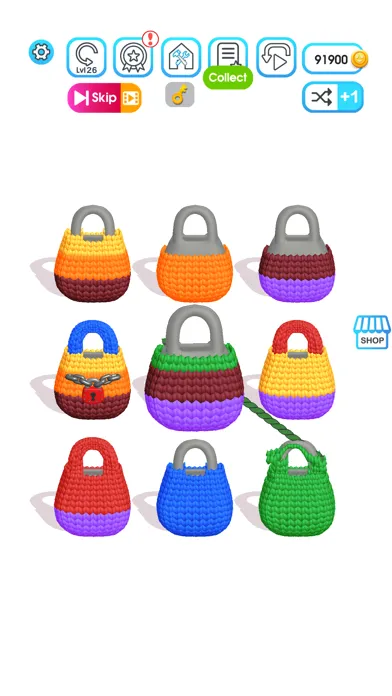 تصاویر Knit Sort Puzzle