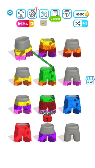 تصاویر Knit Sort Puzzle