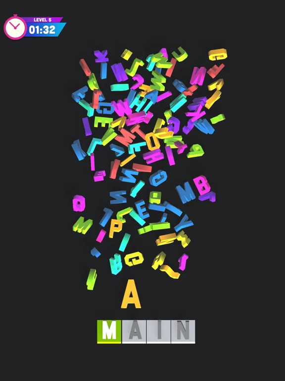 Скриншоты Letter Stack 3D iPad 