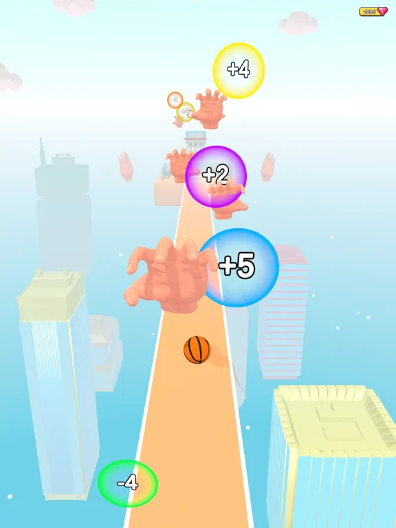 Ảnh chụp màn hình của Rising Ball 3D iPad 