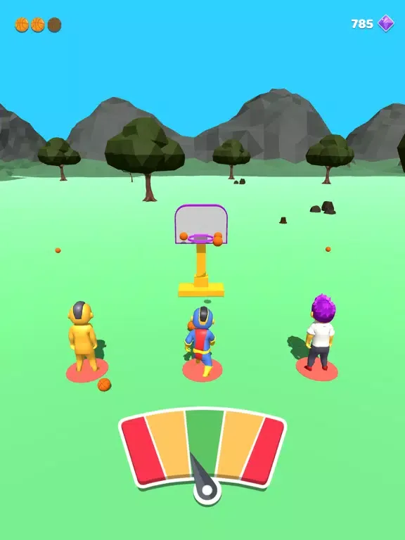 ภาพหน้าจอของ Slide Dunker iPad 