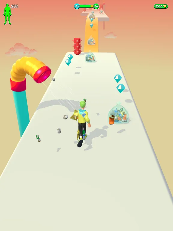 صور Trash Man 3D iPad 