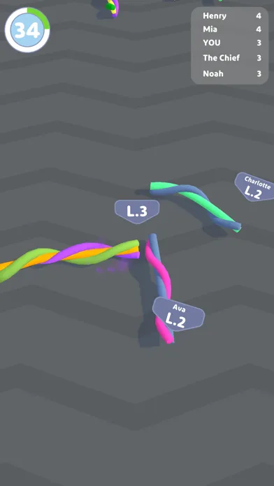 Captures d'écran de Twisty Rope IO