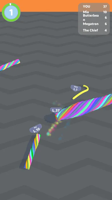 Captures d'écran de Twisty Rope IO