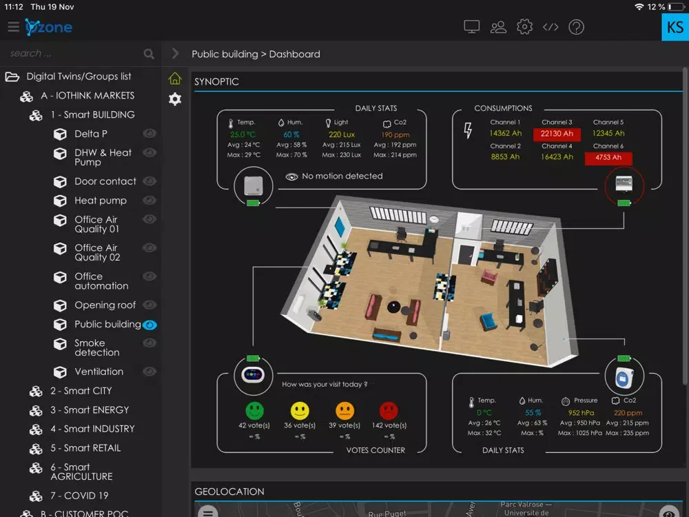 O-ZONE IoT PLATFORM iPad  স্ক্রিনশট