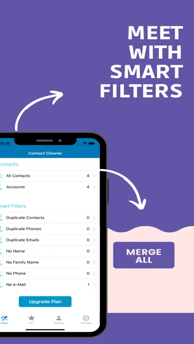 تصاویر Contact Cleaner & Merge