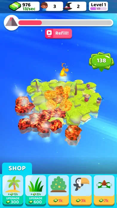 Скриншоты Volcano Island - Idle Sim