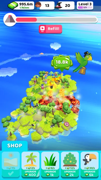 Скриншоты Volcano Island - Idle Sim