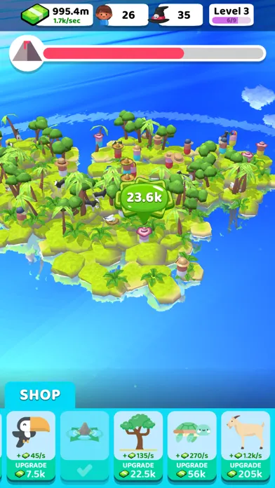 Скриншоты Volcano Island - Idle Sim