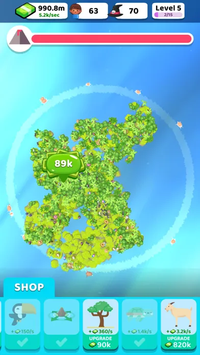 Скриншоты Volcano Island - Idle Sim