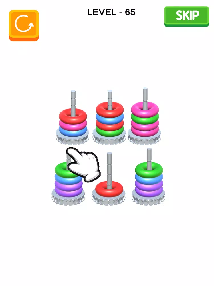 Sort Stack 3D - Perfect Color iPad 應用截圖