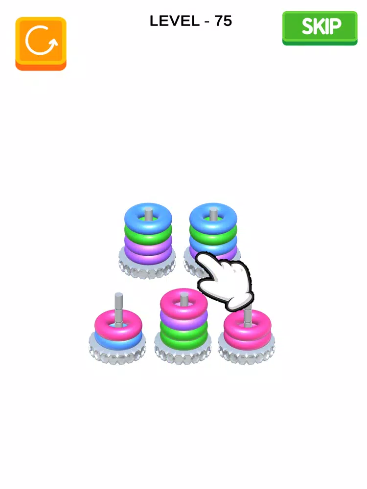 Sort Stack 3D - Perfect Color iPad 應用截圖