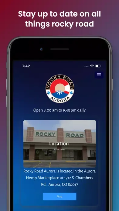 Zrzuty ekranu Rocky Road Aurora app