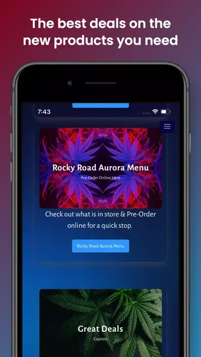 Zrzuty ekranu Rocky Road Aurora app