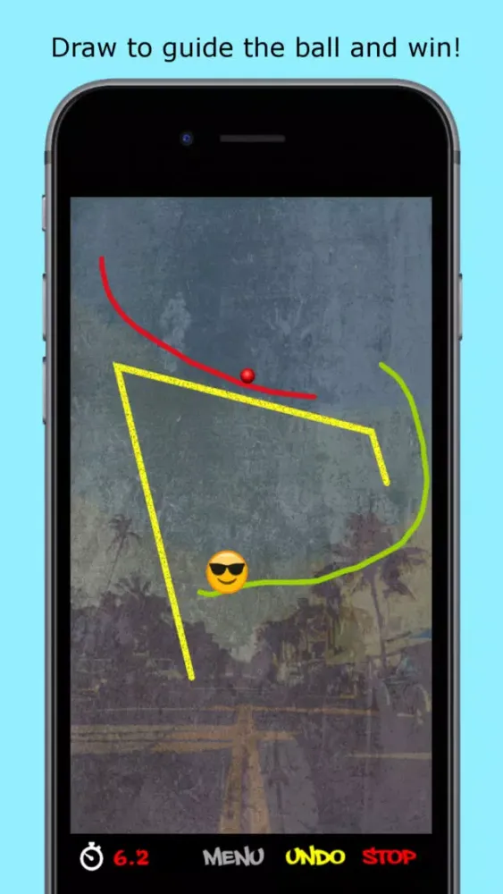 Capturas de pantalla de Graffiti Ball: Draw & use gravity, guide the ball!
