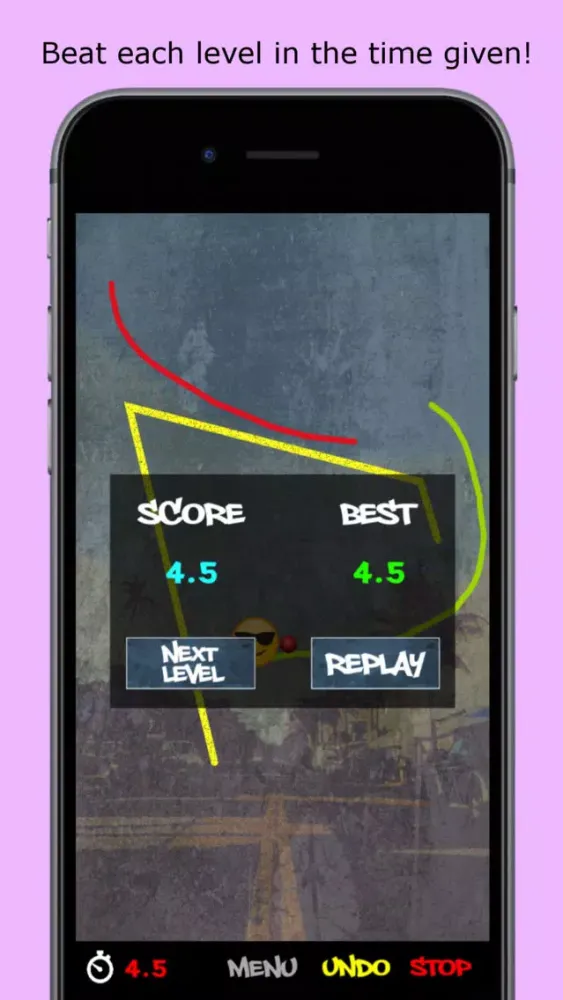 Capturas de pantalla de Graffiti Ball: Draw & use gravity, guide the ball!