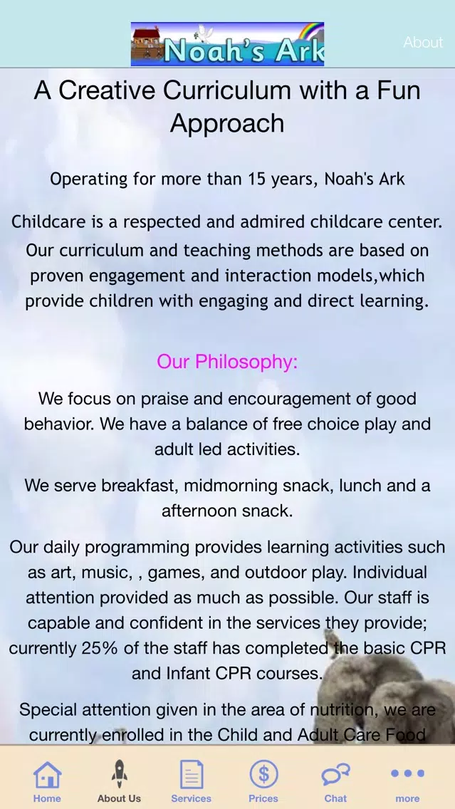 Noah's Ark Childcare App スクリーンショット