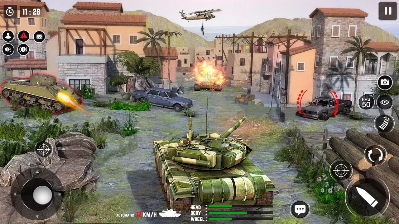 Tangkapan layar Tank Battle Game - War Game 3D