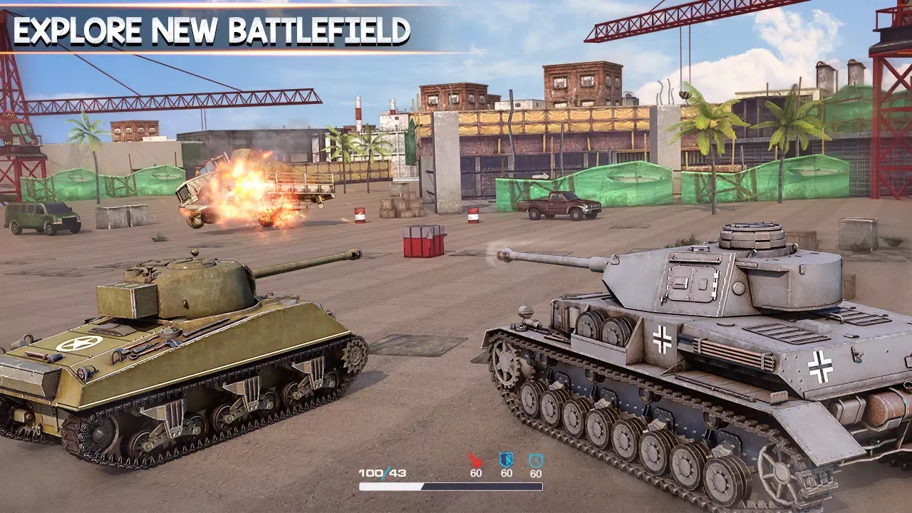 Tangkapan layar Tank Battle Game - War Game 3D