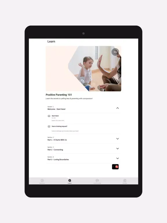 Screenshot di Positive Parenting 101 iPad 