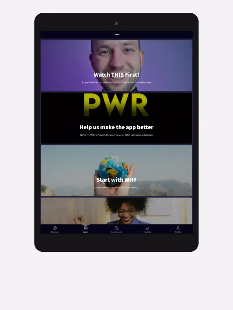 صور PWR - Become Happy and Wealthy iPad 