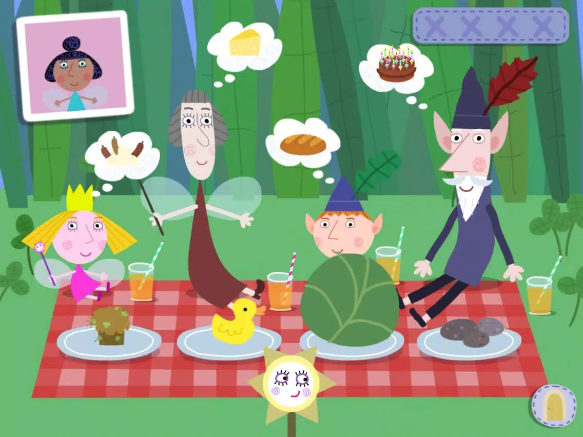 Tangkapan layar Ben and Holly: Magic School iPad 