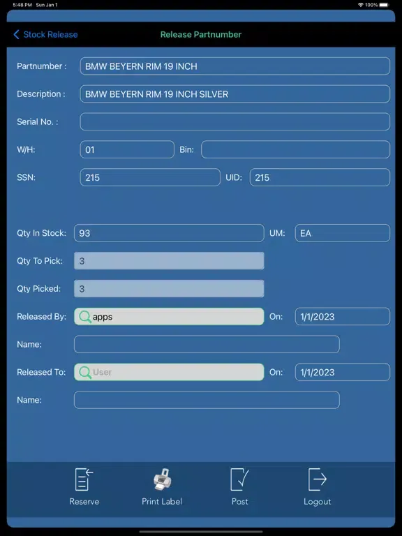 StockRelease 2023.1.01 iPad  স্ক্রিনশট