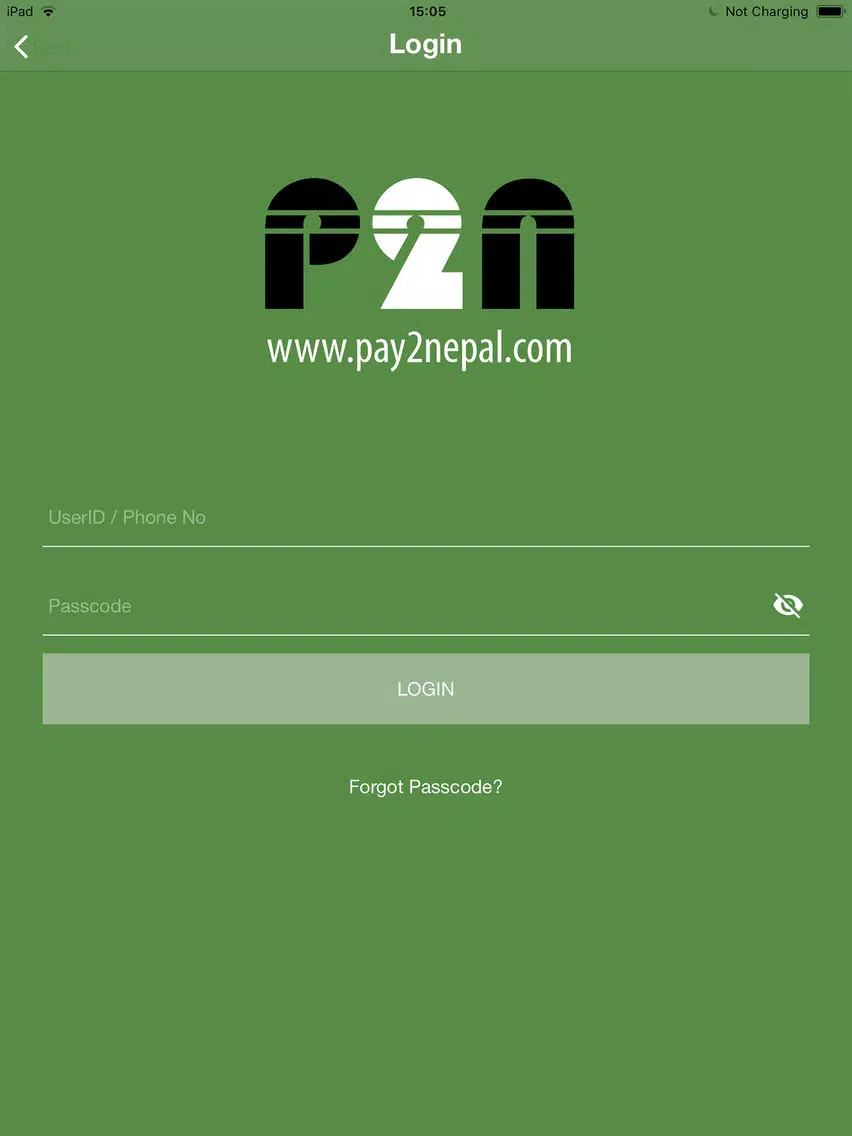 Pay2Nepal iPad  स्क्रीनशॉट