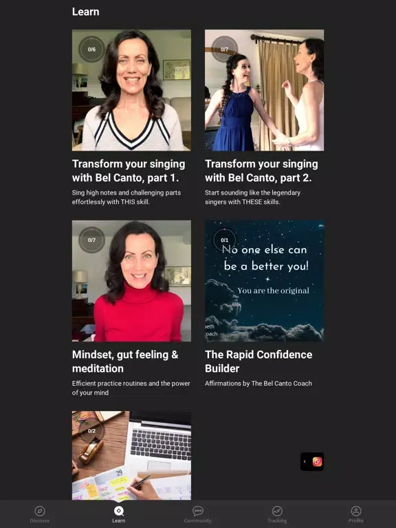Opera Singer iPad  Ekran Görüntüleri