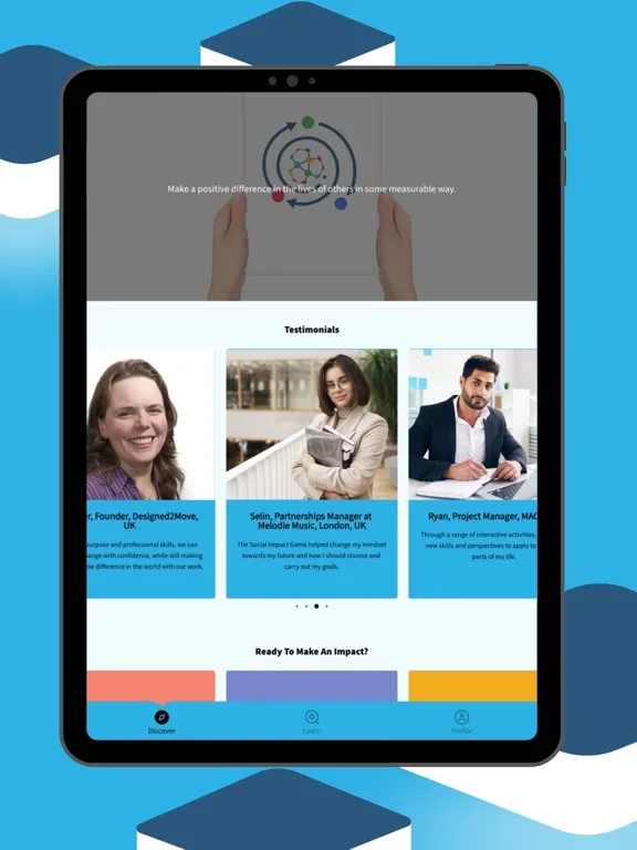 Social Impact Game iPad 應用截圖