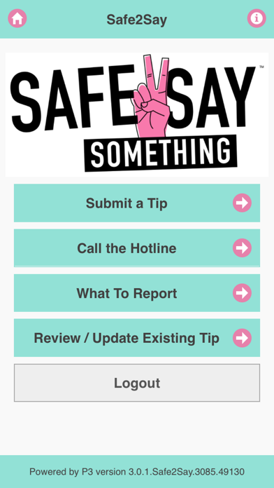 Safe2Say Something PA Screenshots