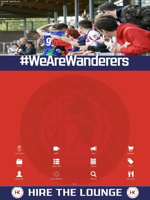 Capturas de pantalla de Dorking Wanderers FC iPad 