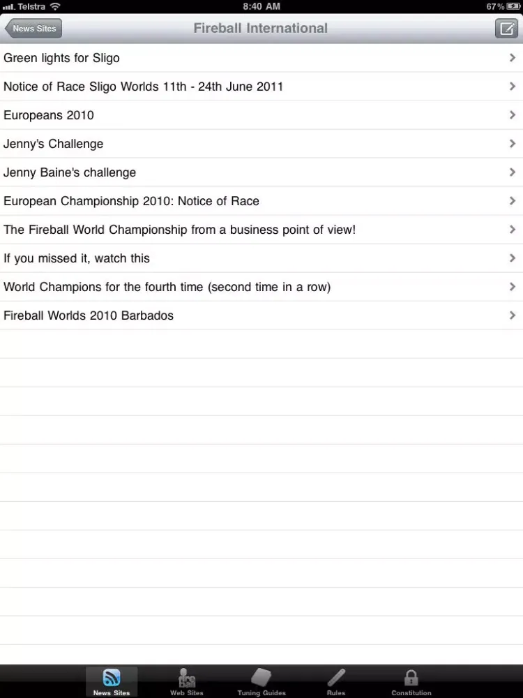 Fireball iPad  سکرین شاٹس