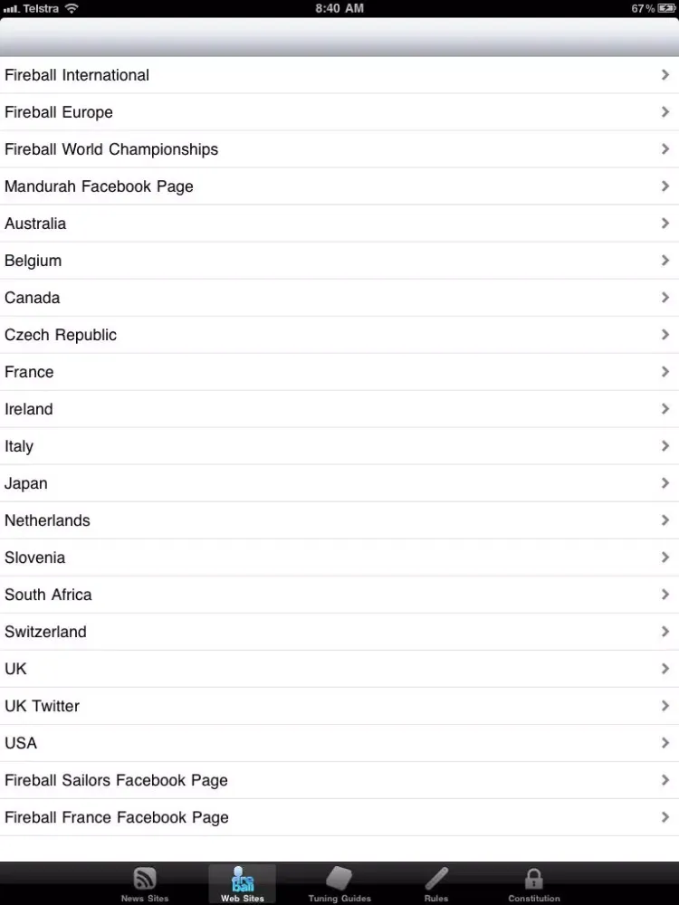 Fireball iPad  سکرین شاٹس