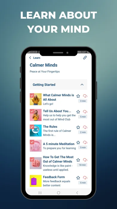 Capturas de pantalla de Calmer Minds