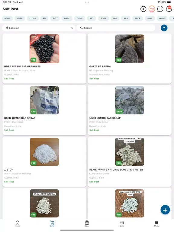 Screenshot di Plastic4trade - B2B Polymer iPad 