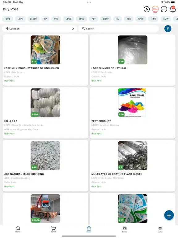 Screenshot di Plastic4trade - B2B Polymer iPad 
