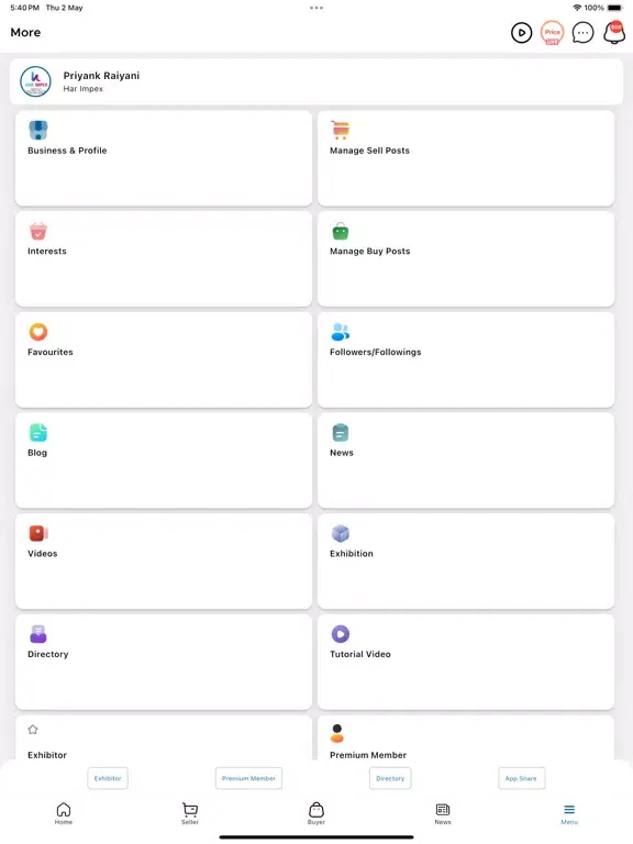 Screenshot di Plastic4trade - B2B Polymer iPad 