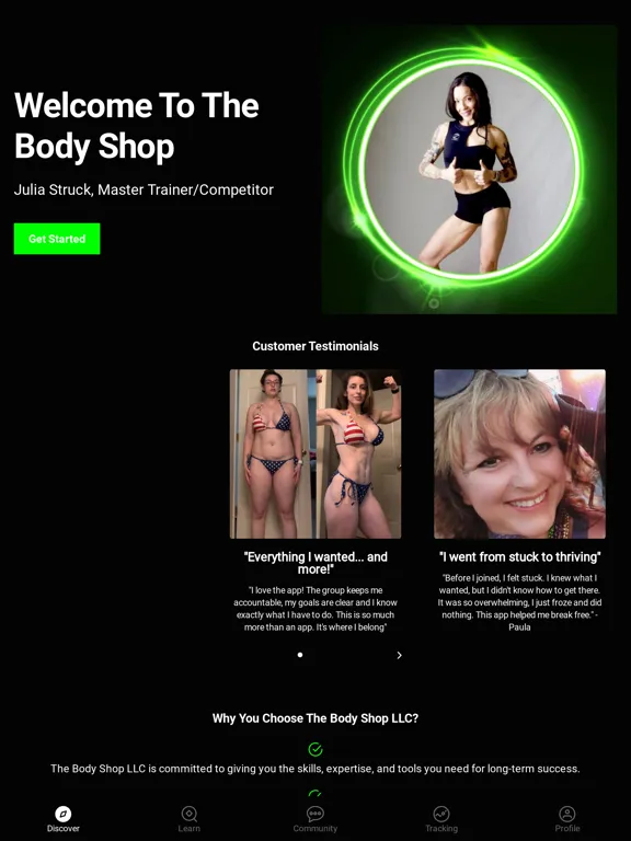 The Body Shop, LLC iPad  Screenshots