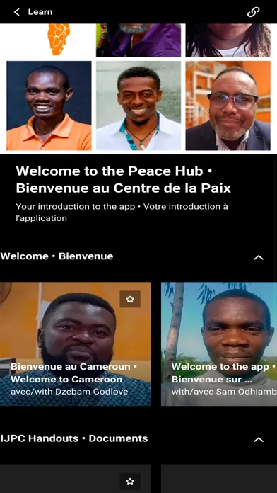 IJPC Peace Hubs Screenshots